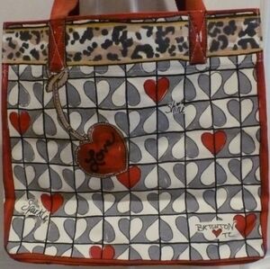 Brighton Wild Love Canvas Tote